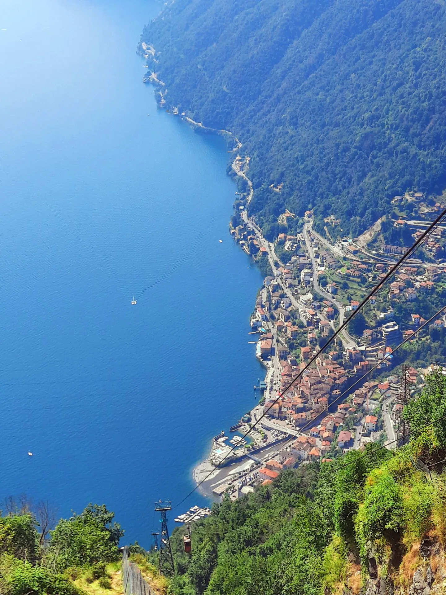 Pigra from above Lake Como